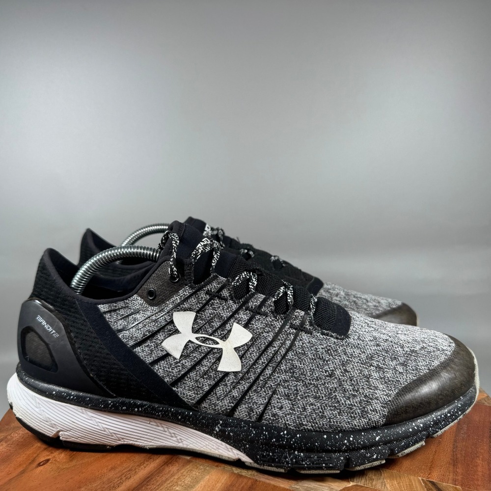 Under Armour Charged Bandit 2 Mens Running Shoes 1273951-002 Size 11.5 Black